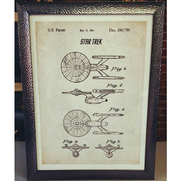 Star Trek Spacecraft U.S. Patent