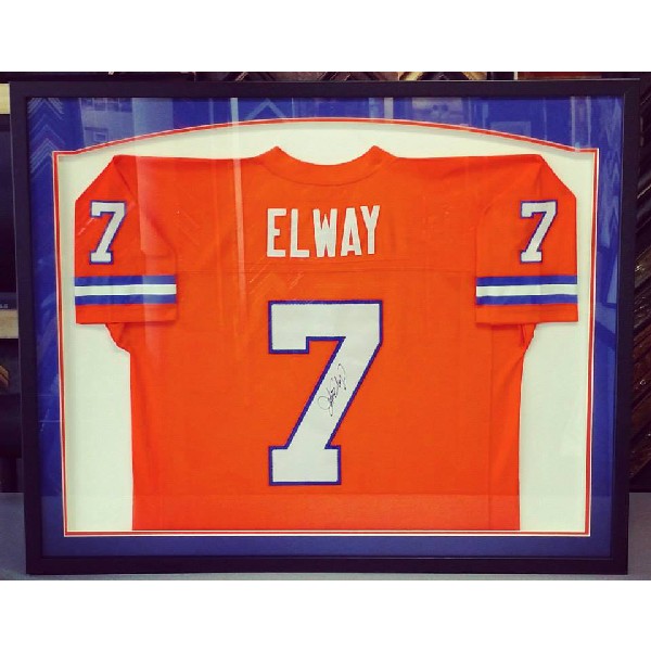 John Elway Autographed Jersey