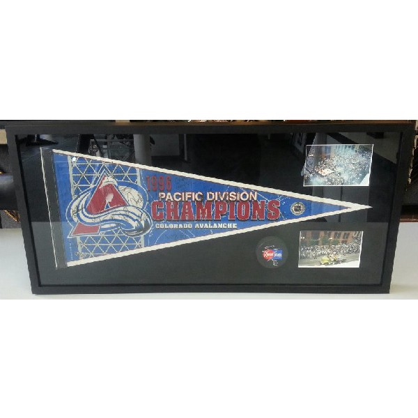 Colorado Avalanche 1996 Pacific Division Champions Flag