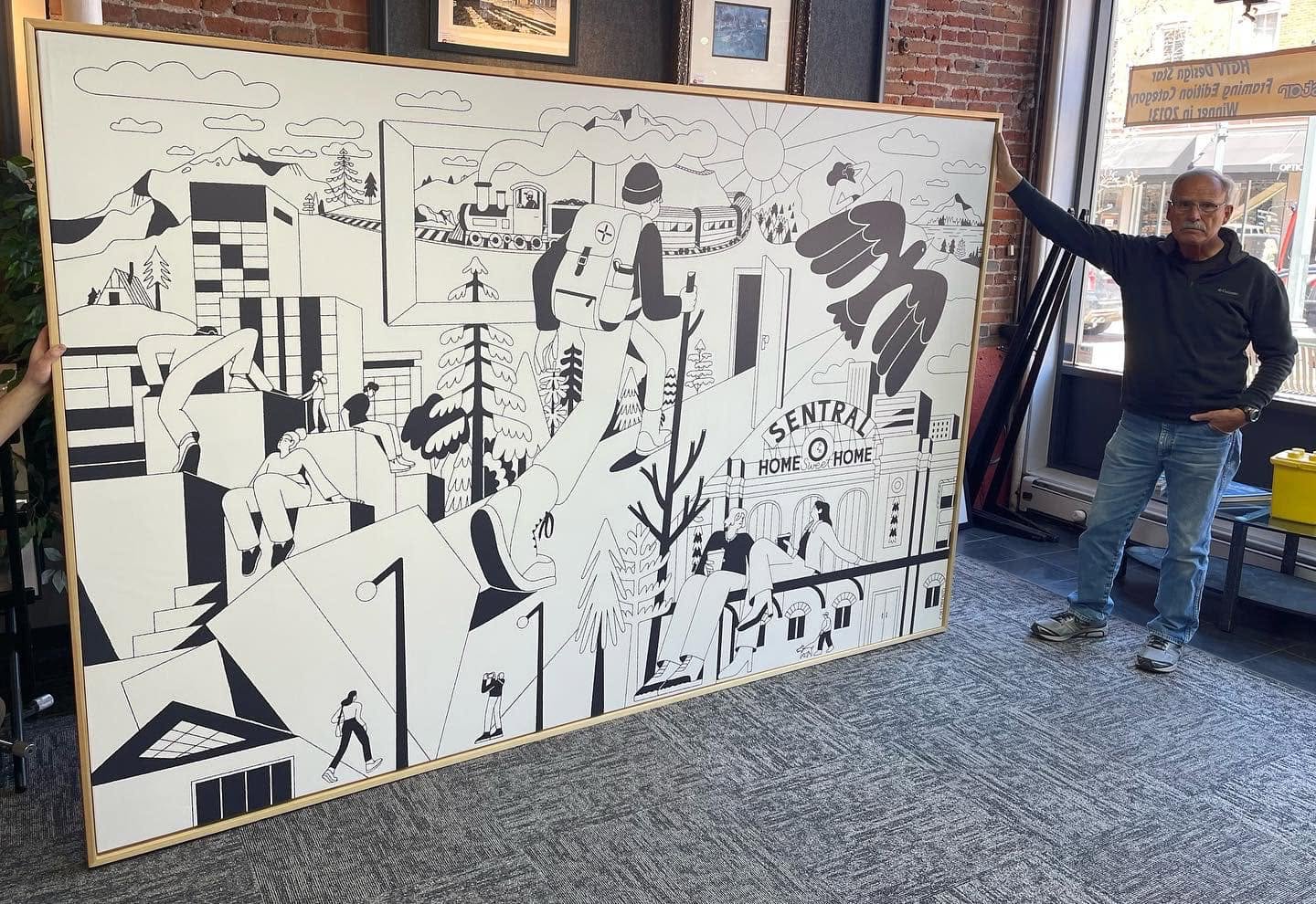 Oversized Canvas Artwork