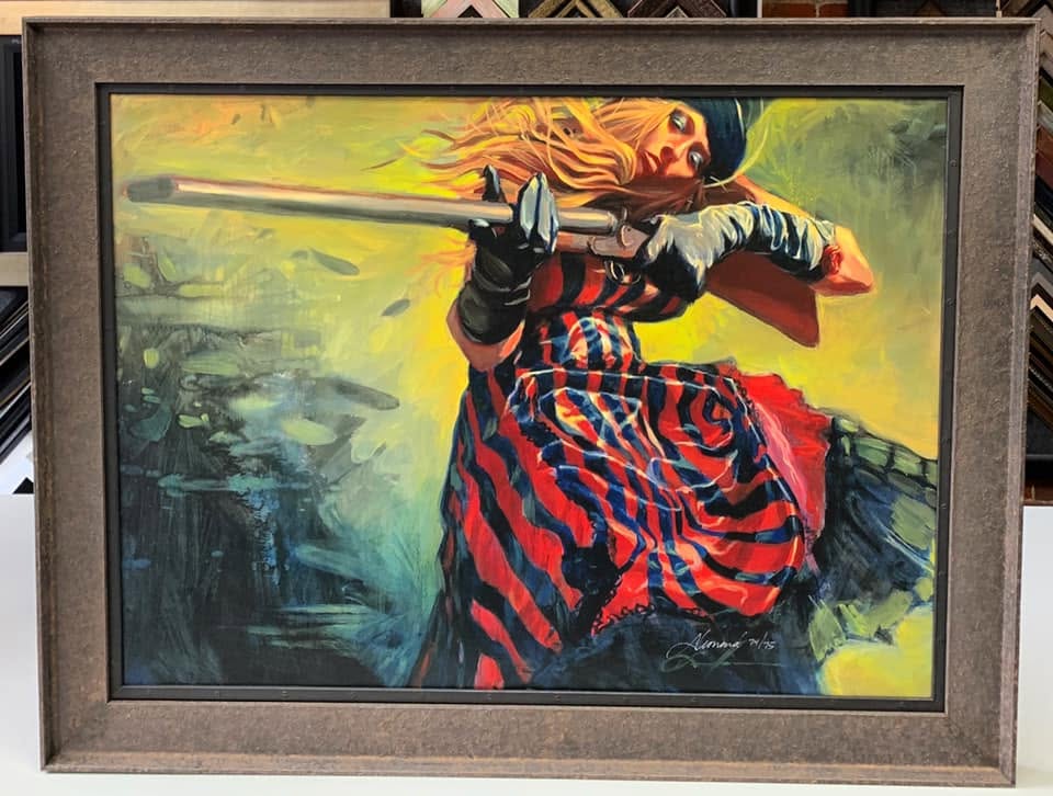 Custom Framed Canvas Artwork