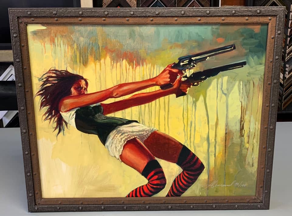 Custom Framed Canvas Artwork
