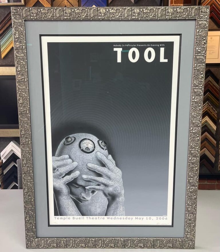 Tool Concert Poster Framing