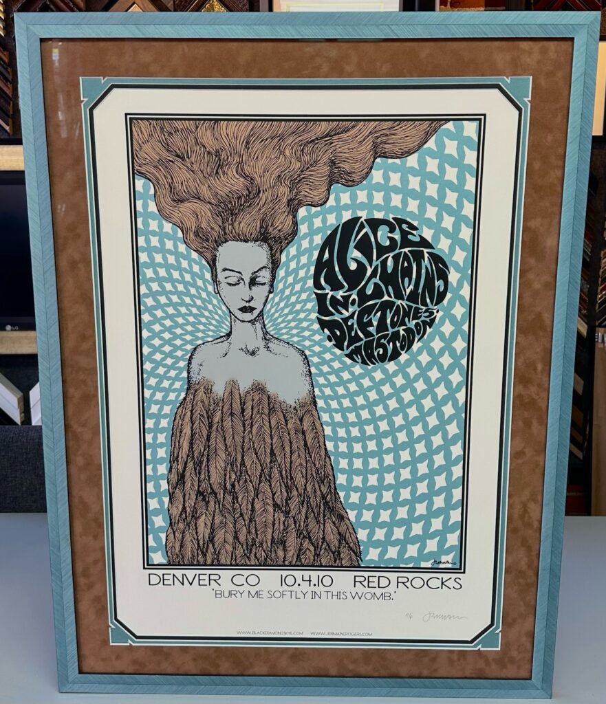 Concert Poster Framing