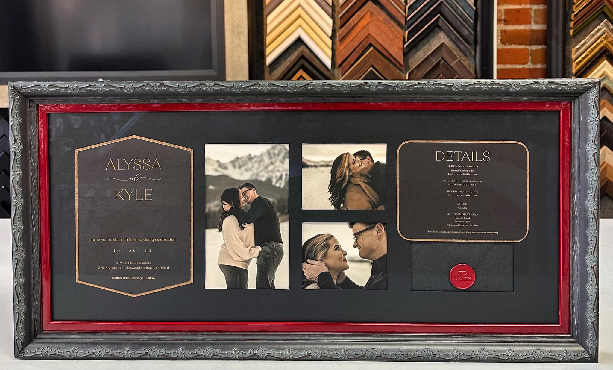 Wedding Keepsake Framing