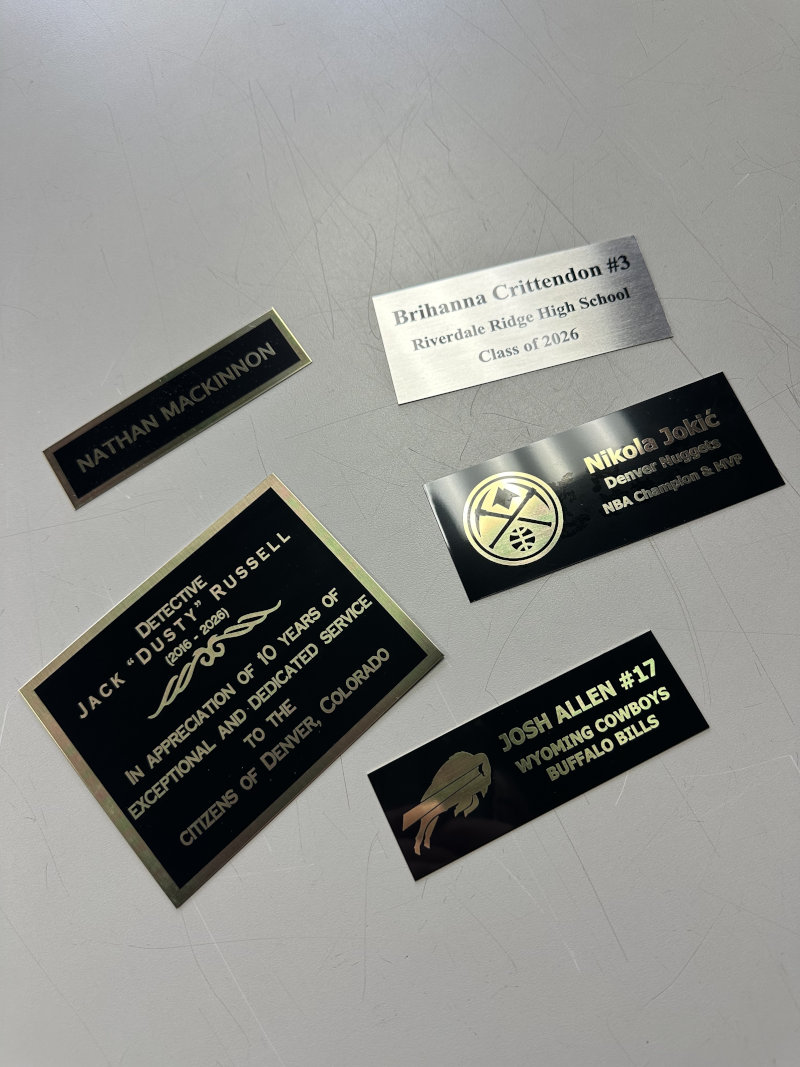 Custom Engraved Name Plates