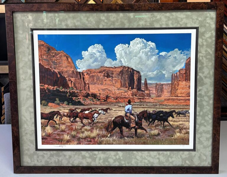 Custom Framed Western Landscape Print